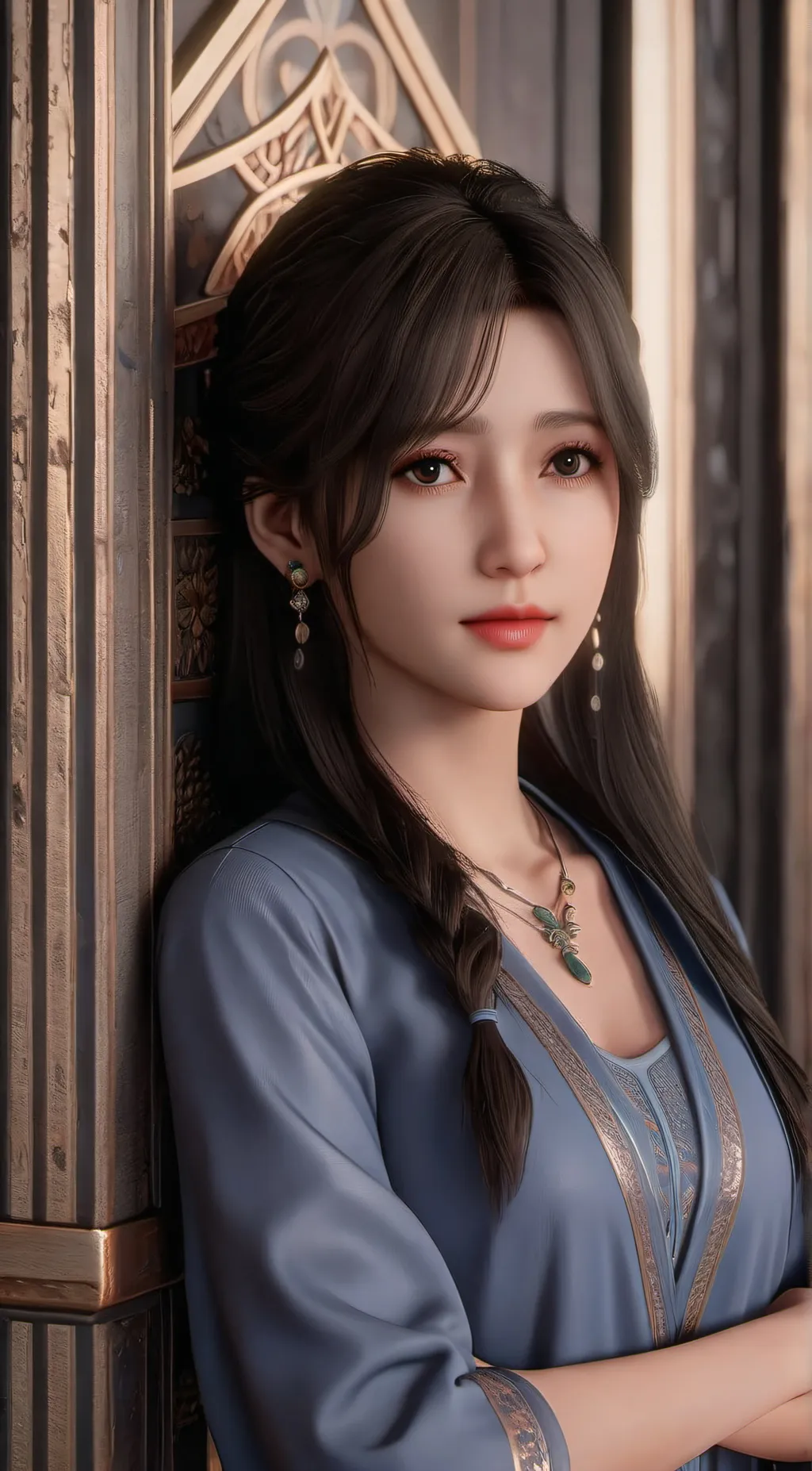 ai character: Evelyn background