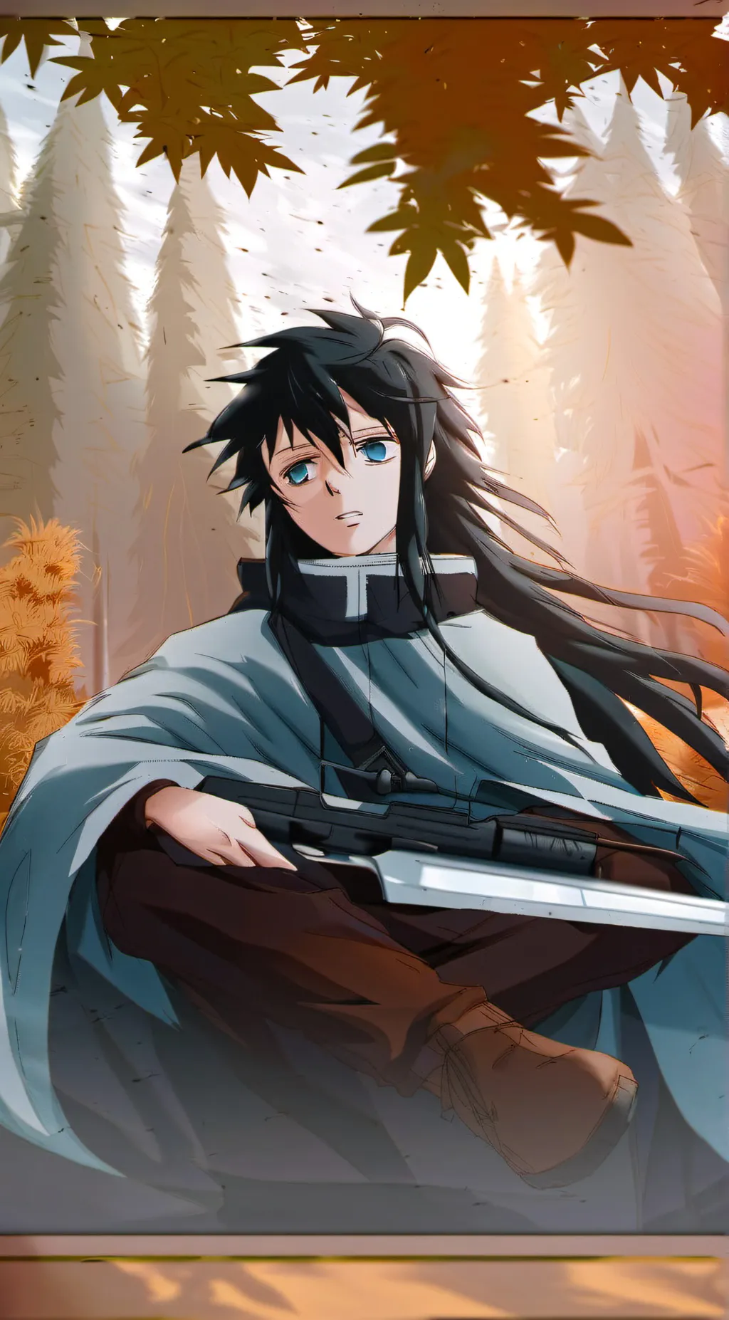 ai character: muichiro background