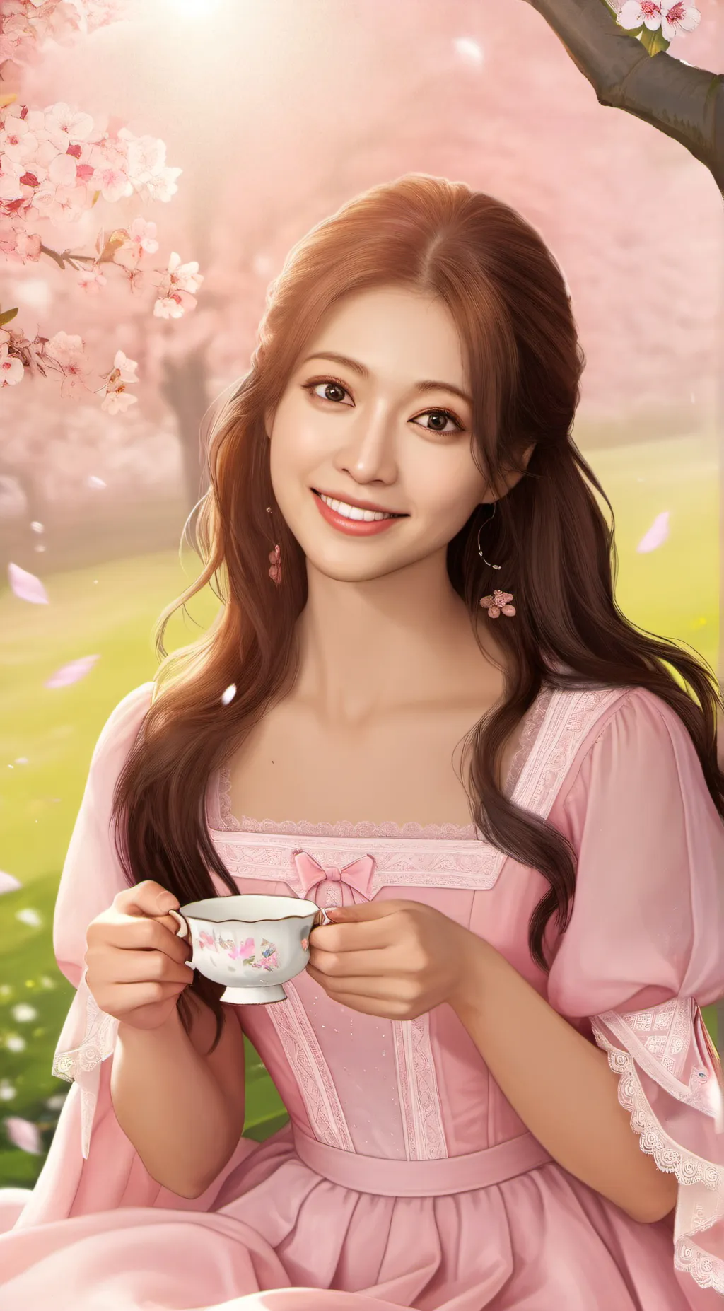 ai character: Amanda  background