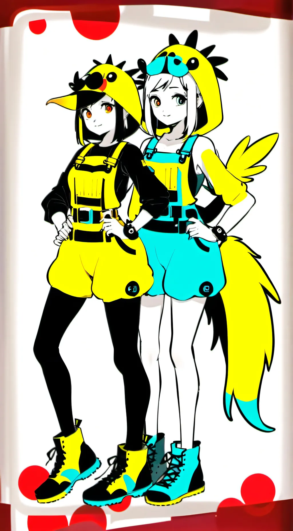 ai character: kickinchickenxcraf background