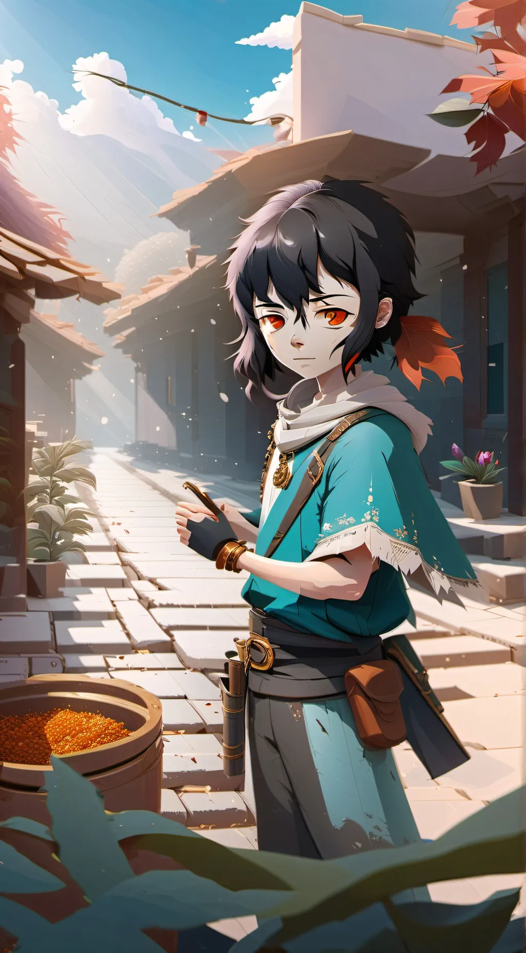 ai character: Muchiro and yuchir background