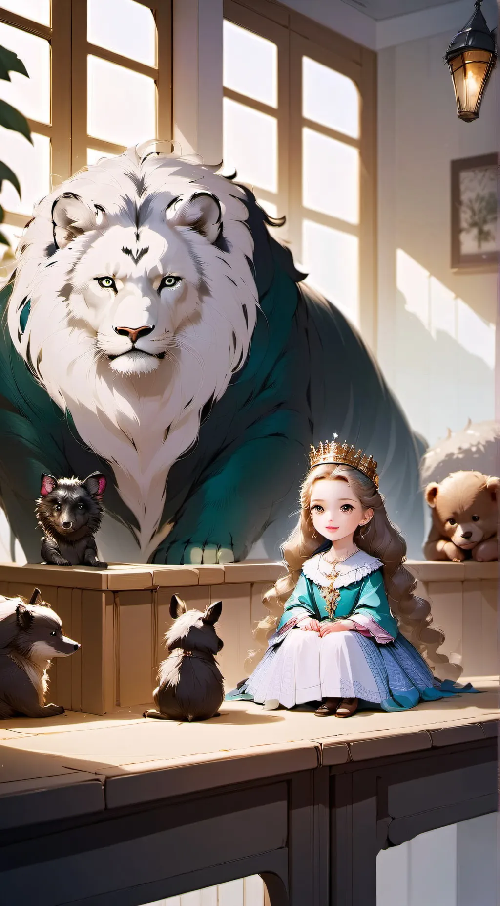 ai character: strange world background