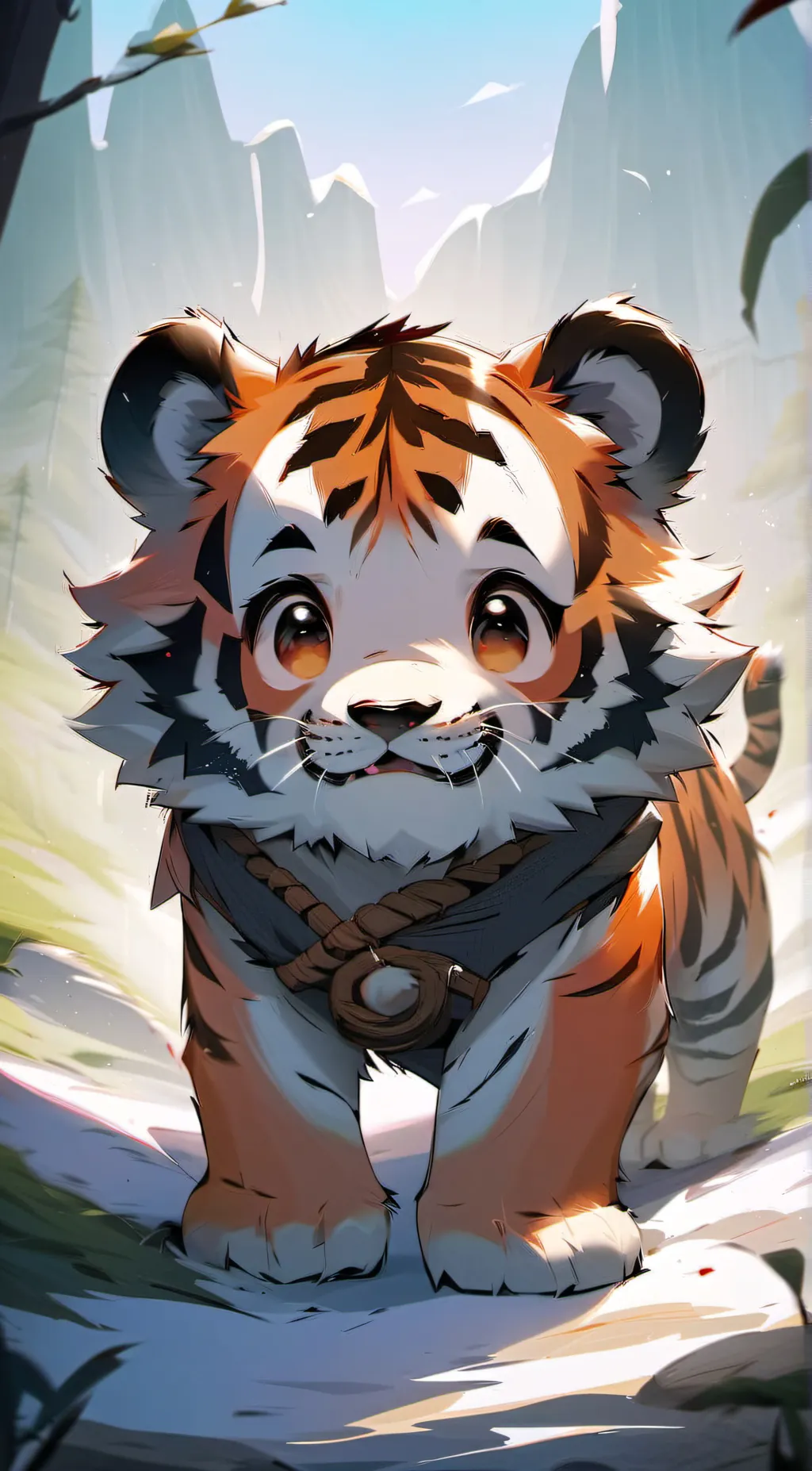 ai character: Rawr background