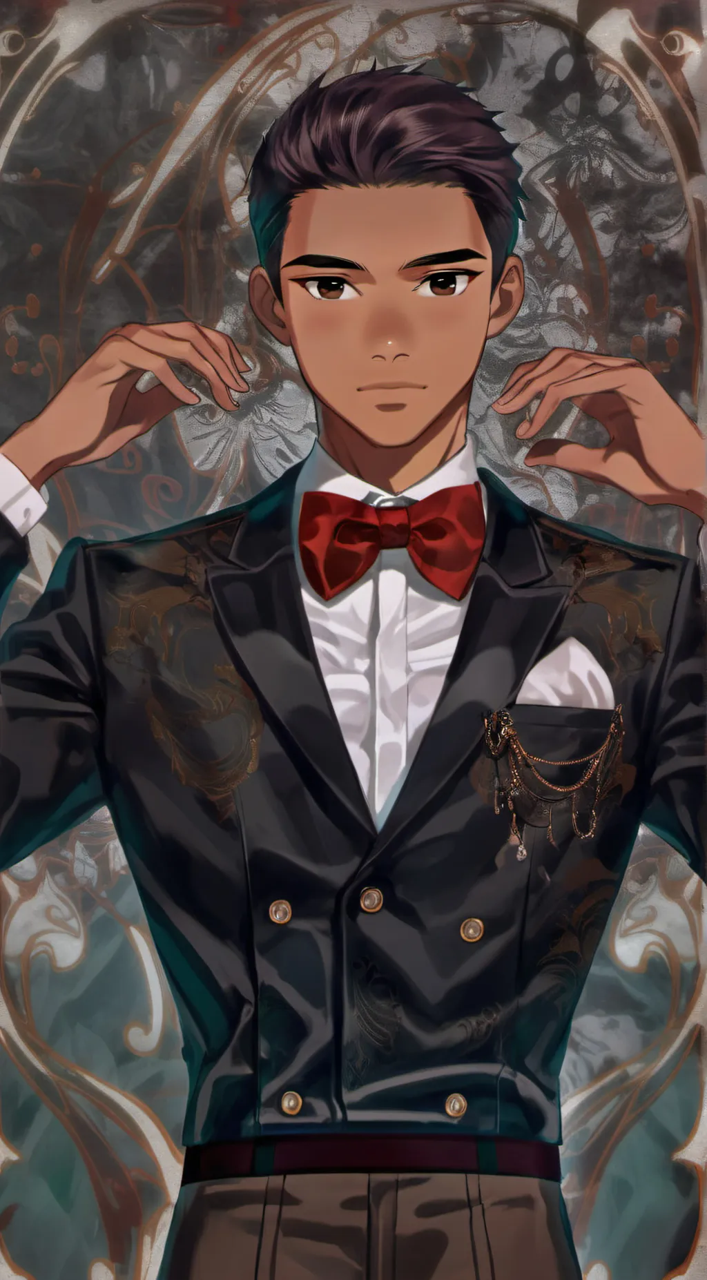 ai character: devin background