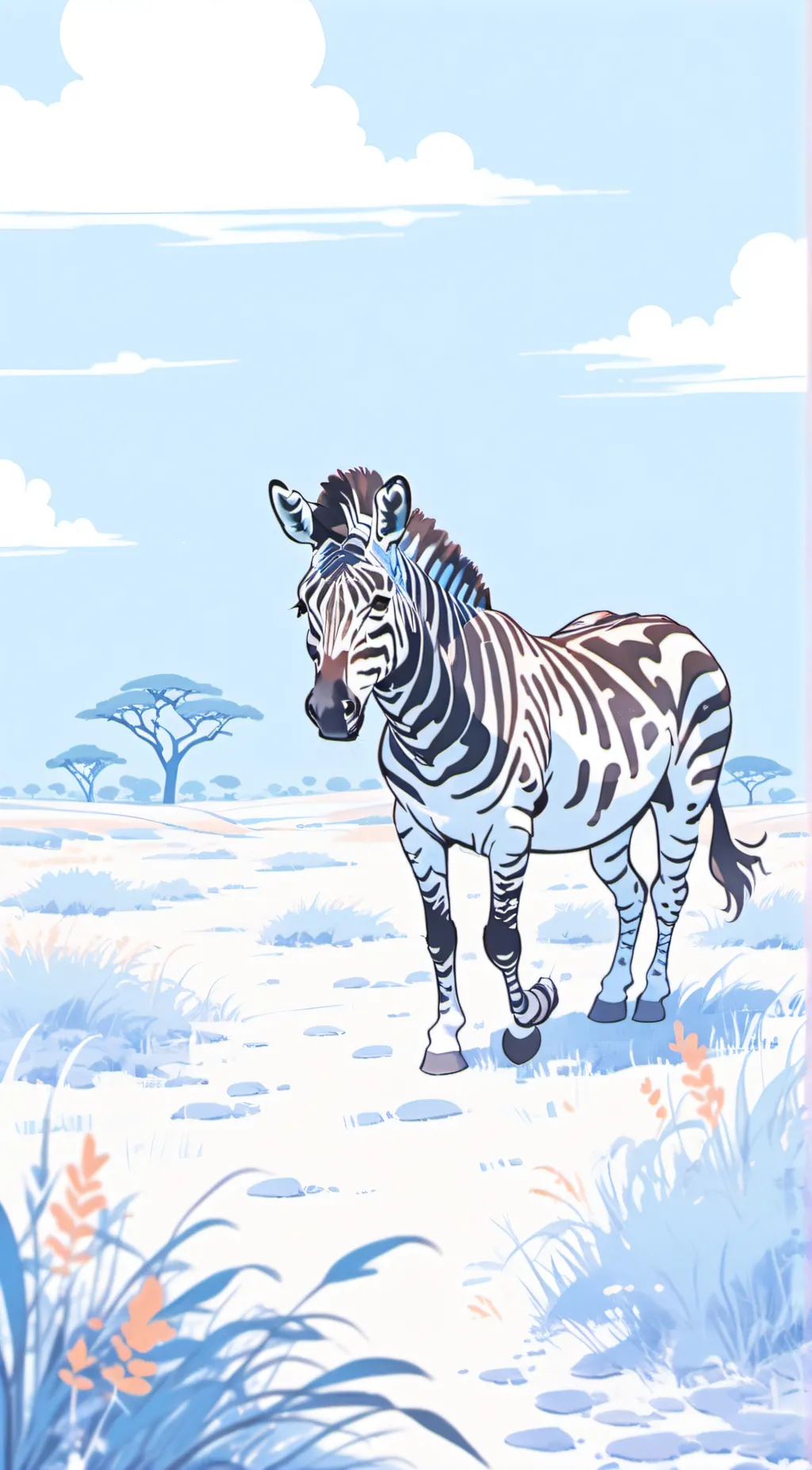 ai character: Lightning  background