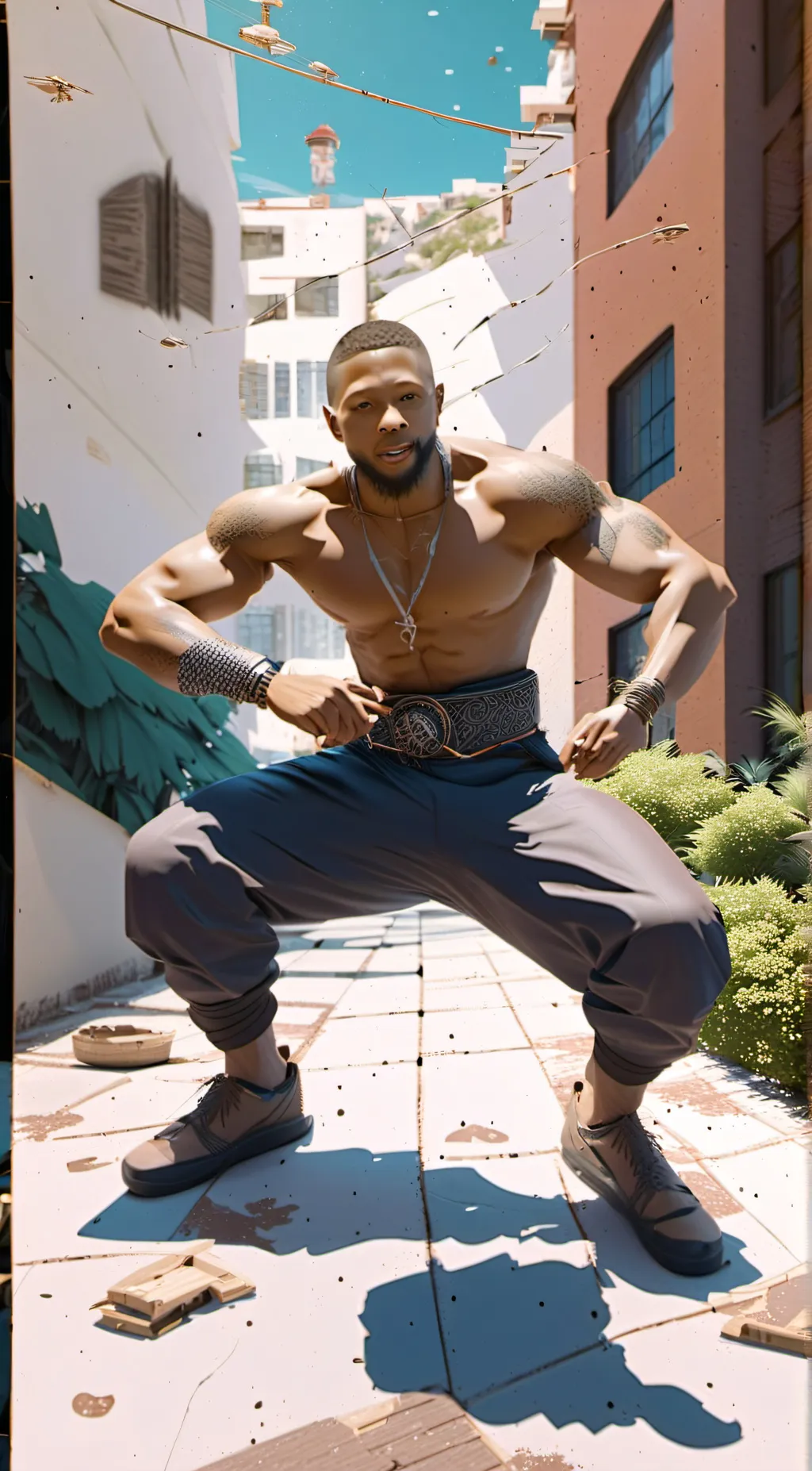 ai character: Uncle  Jacob  background