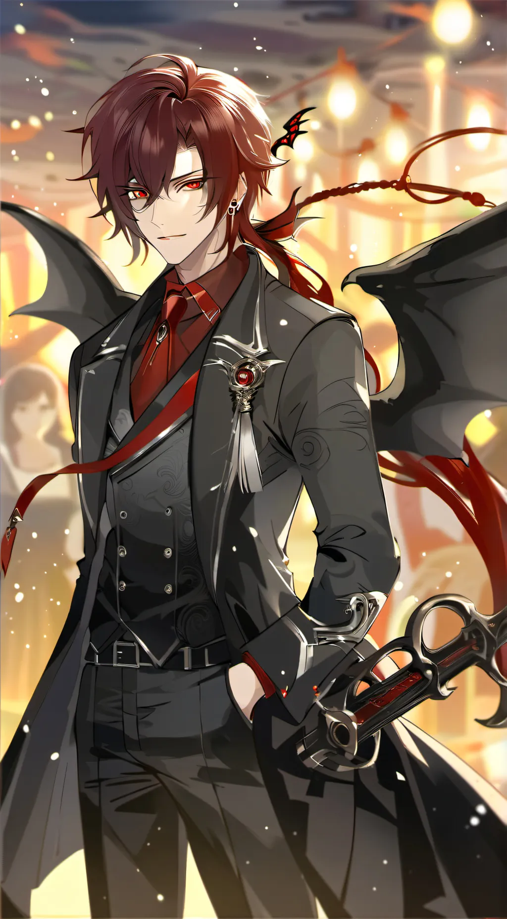 ai character: Alexander  background