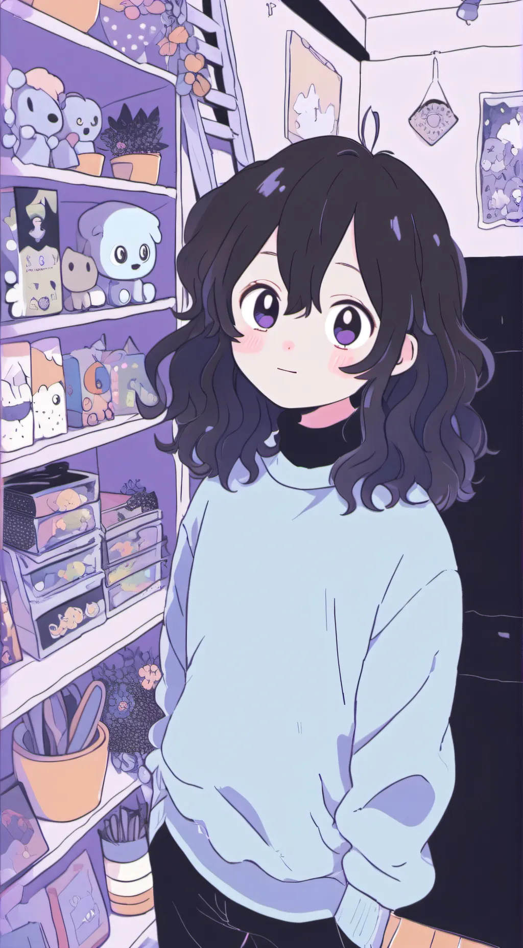 ai character: lidas house background