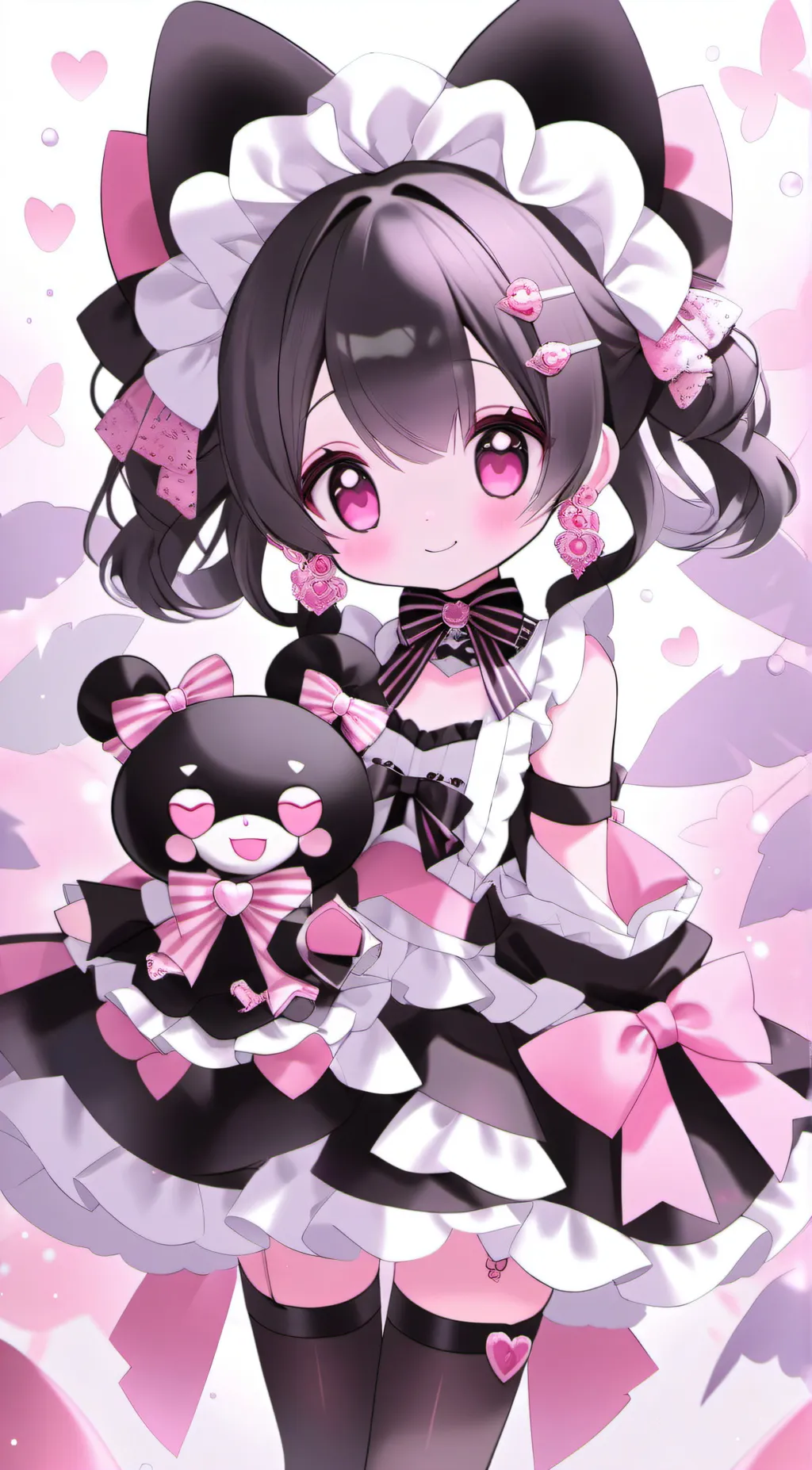 ai character: Kuromi!  background