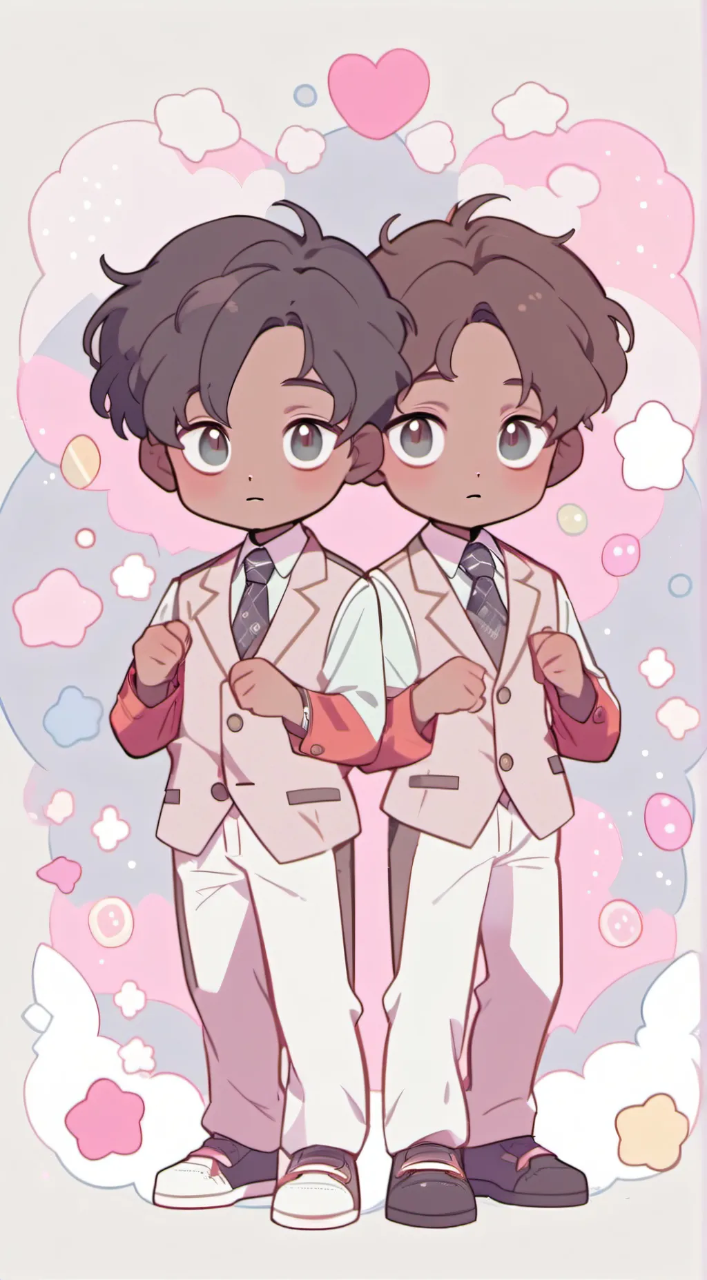 ai character: Clive, and Cable  background