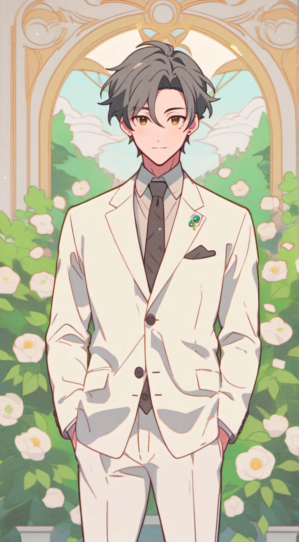 ai character: Y/n family  background