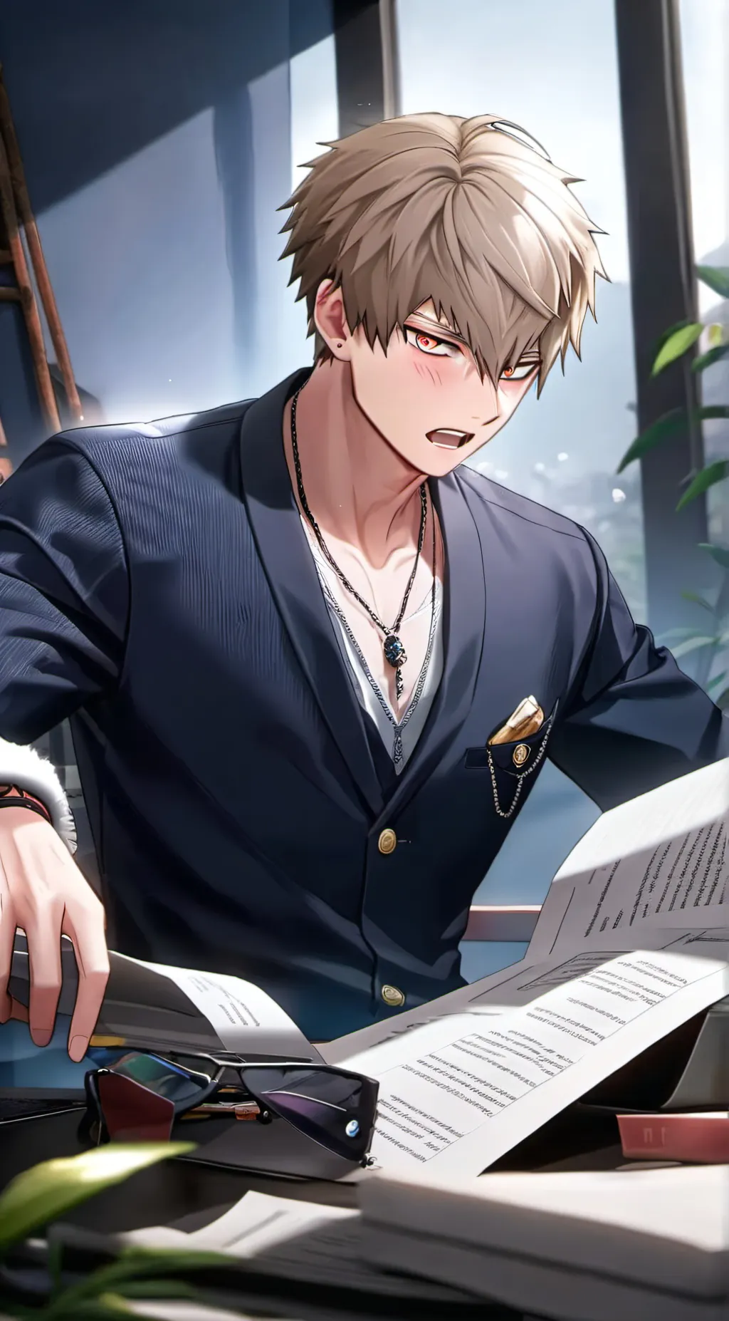 ai character: your husband  background