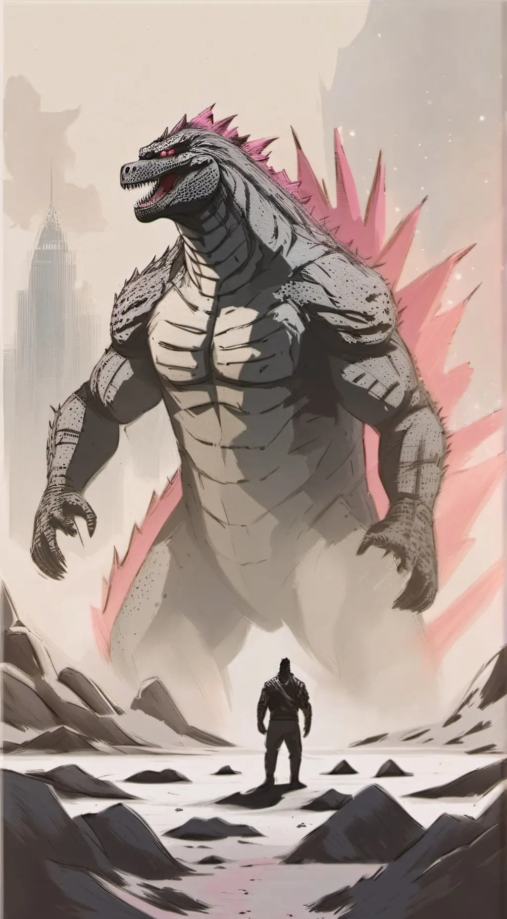 ai character: 2024 kaijus background