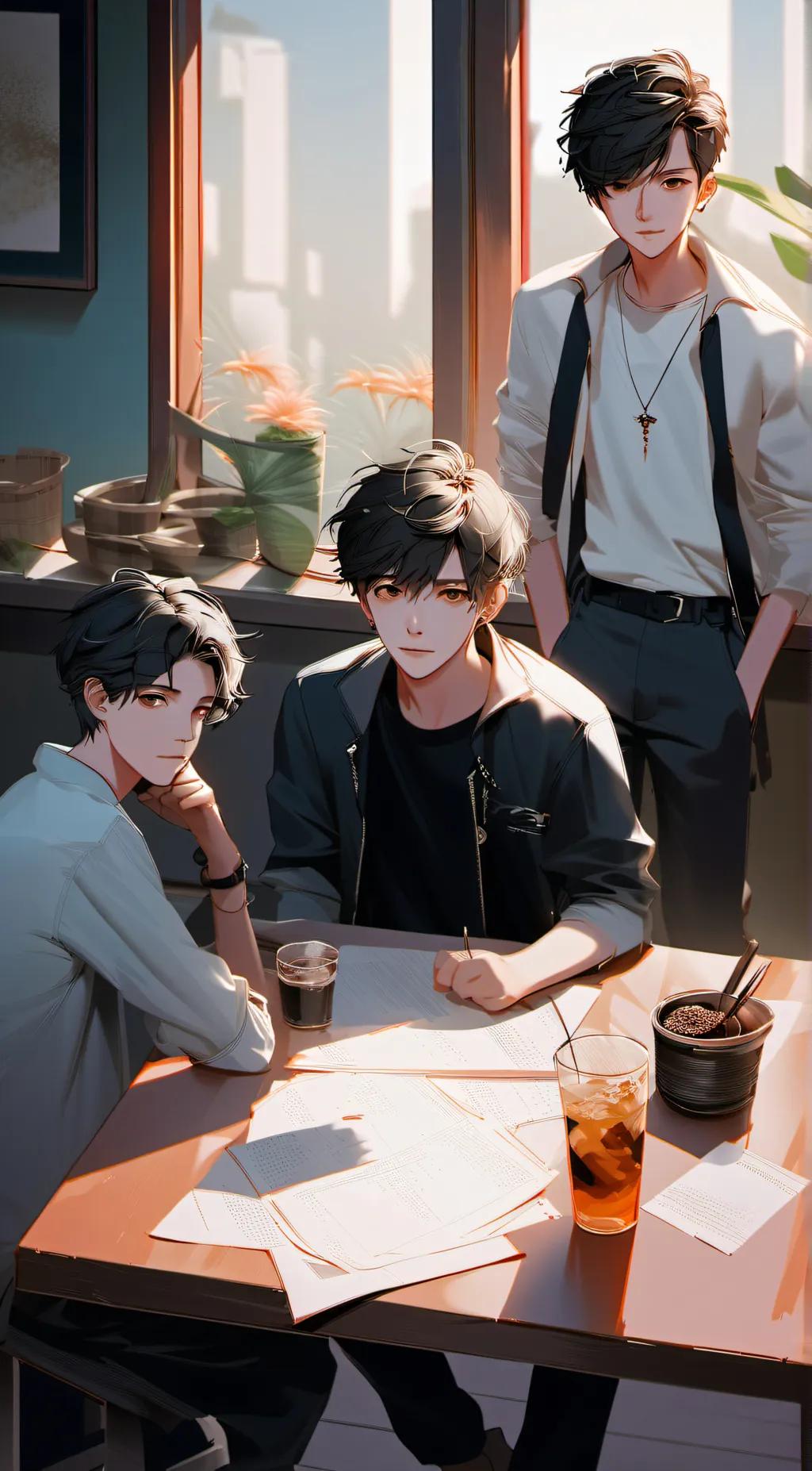 ai character: Brothers background