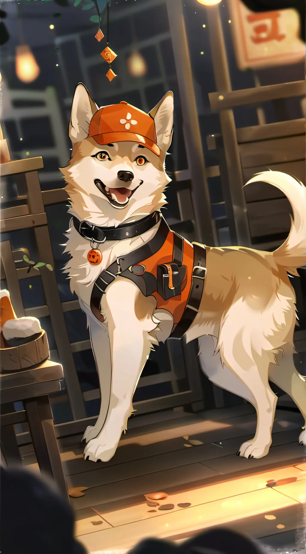 ai character: Dogday  background