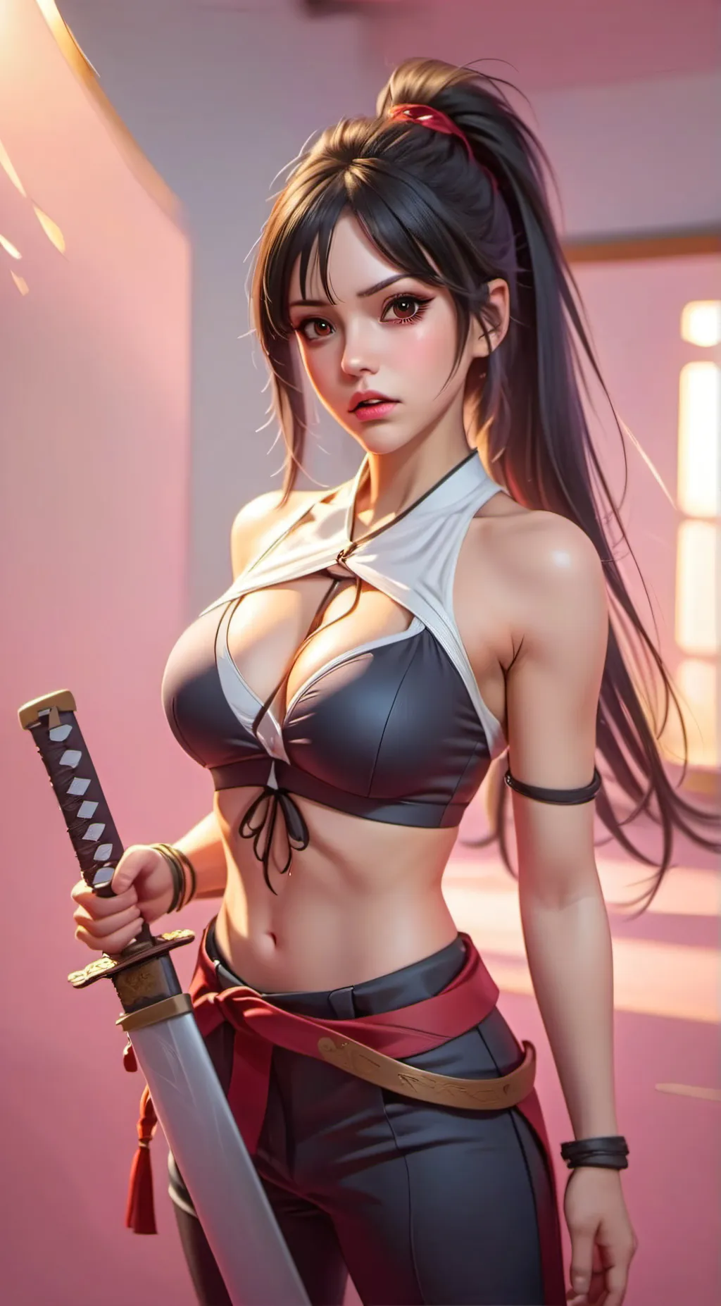 ai character: Shizuku Yaegashi background