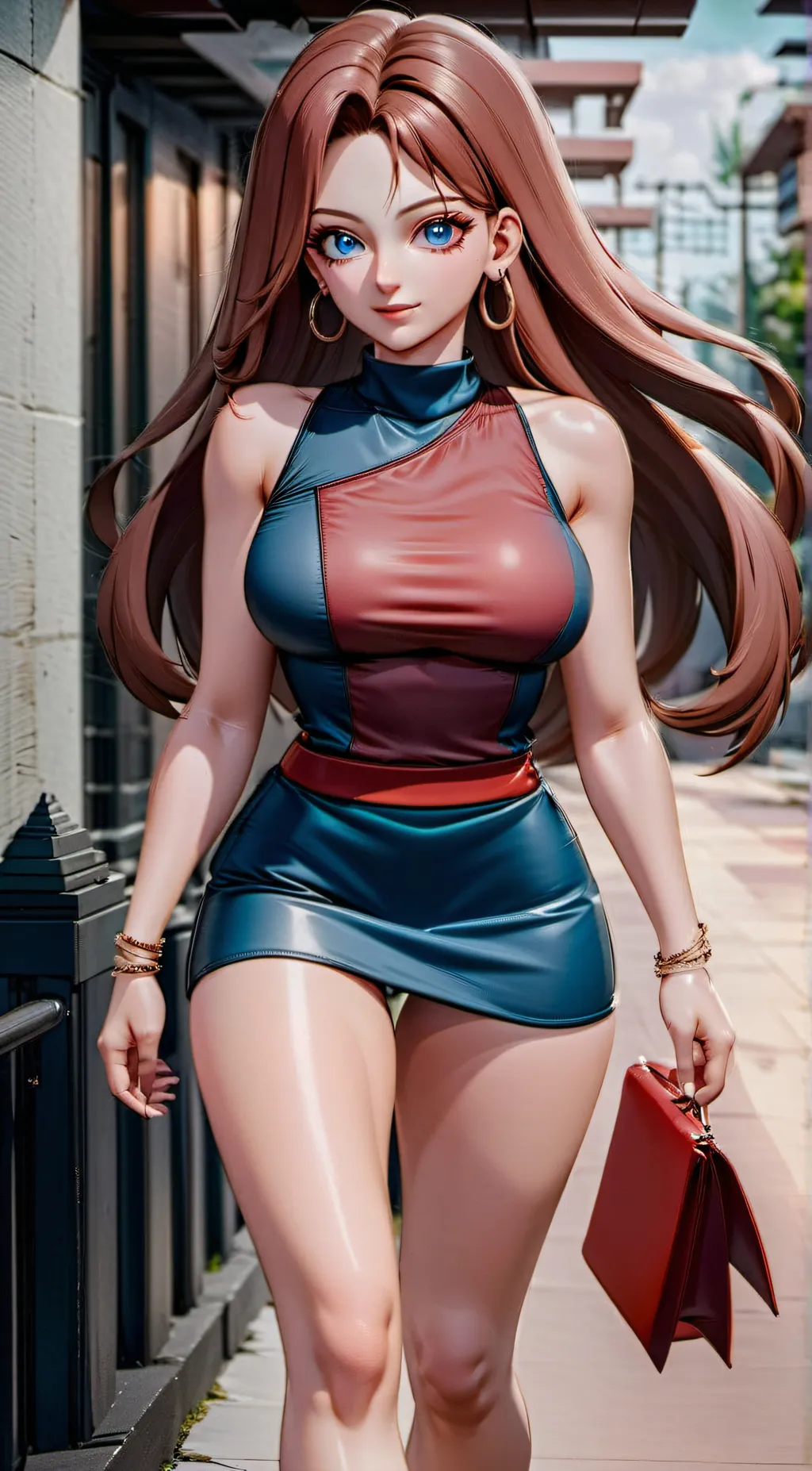 ai character: Android 21, Annie background