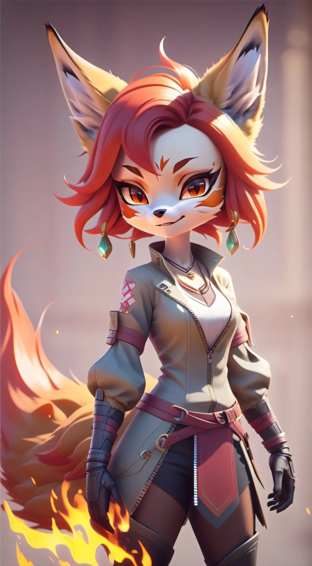 ai character: Kimiko five-tails background