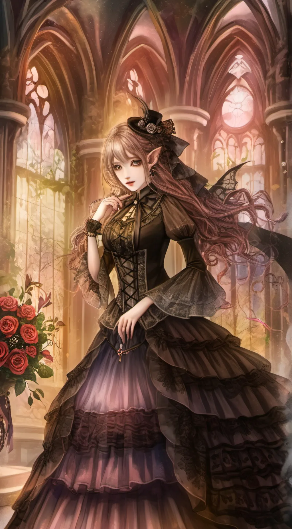 ai character: Amelia Rosenberg  background