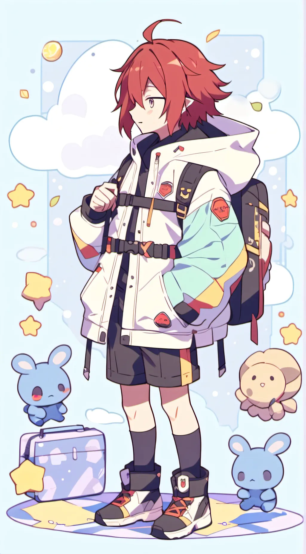 ai character: bakugo!!!! background