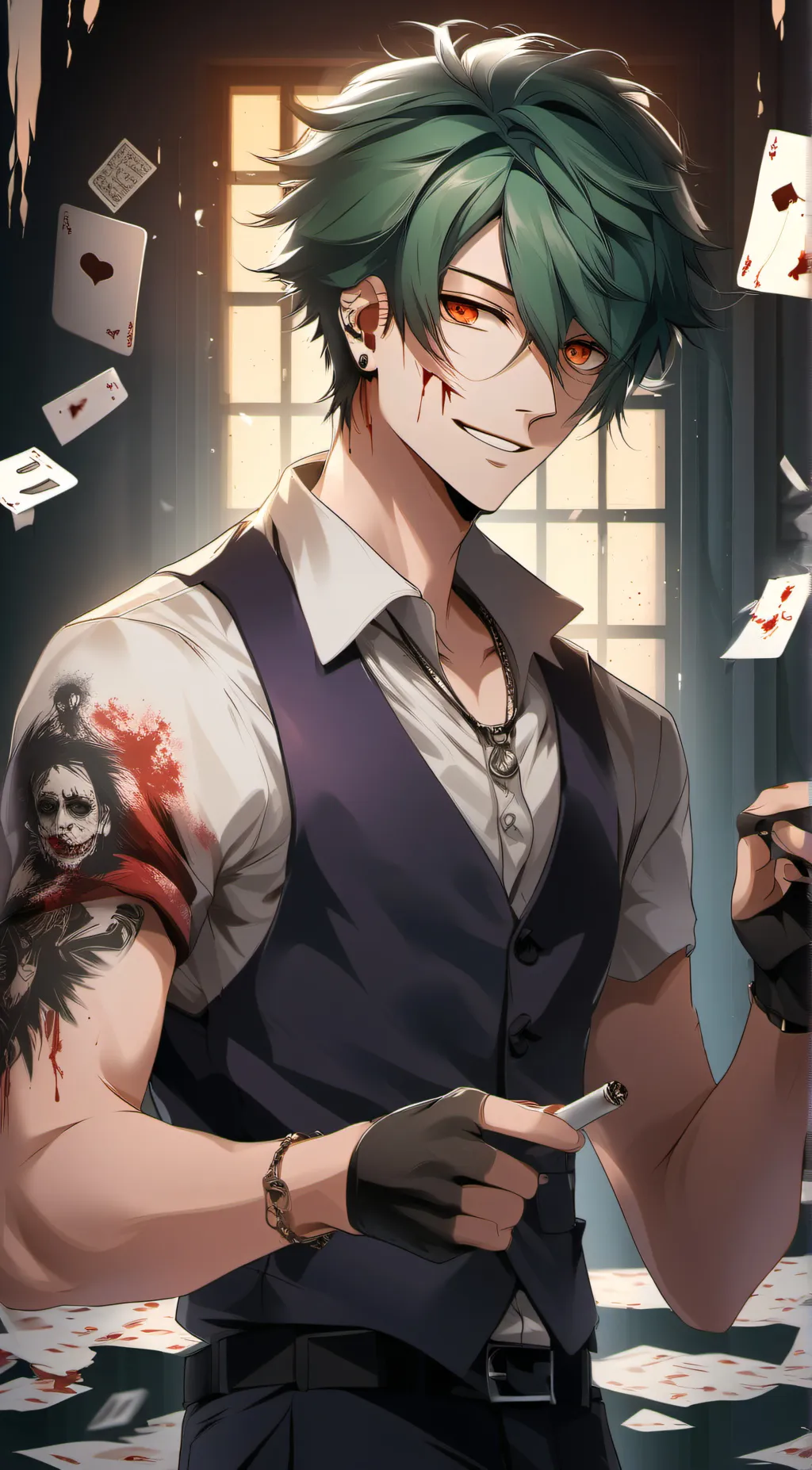 ai character: Nixon  background