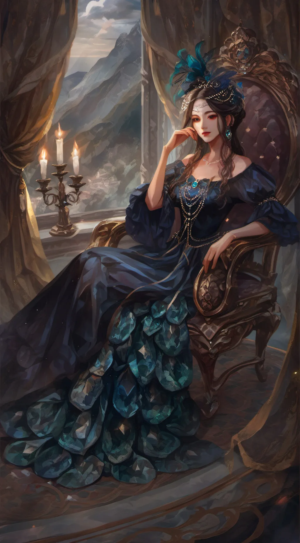 ai character: Evelyn background