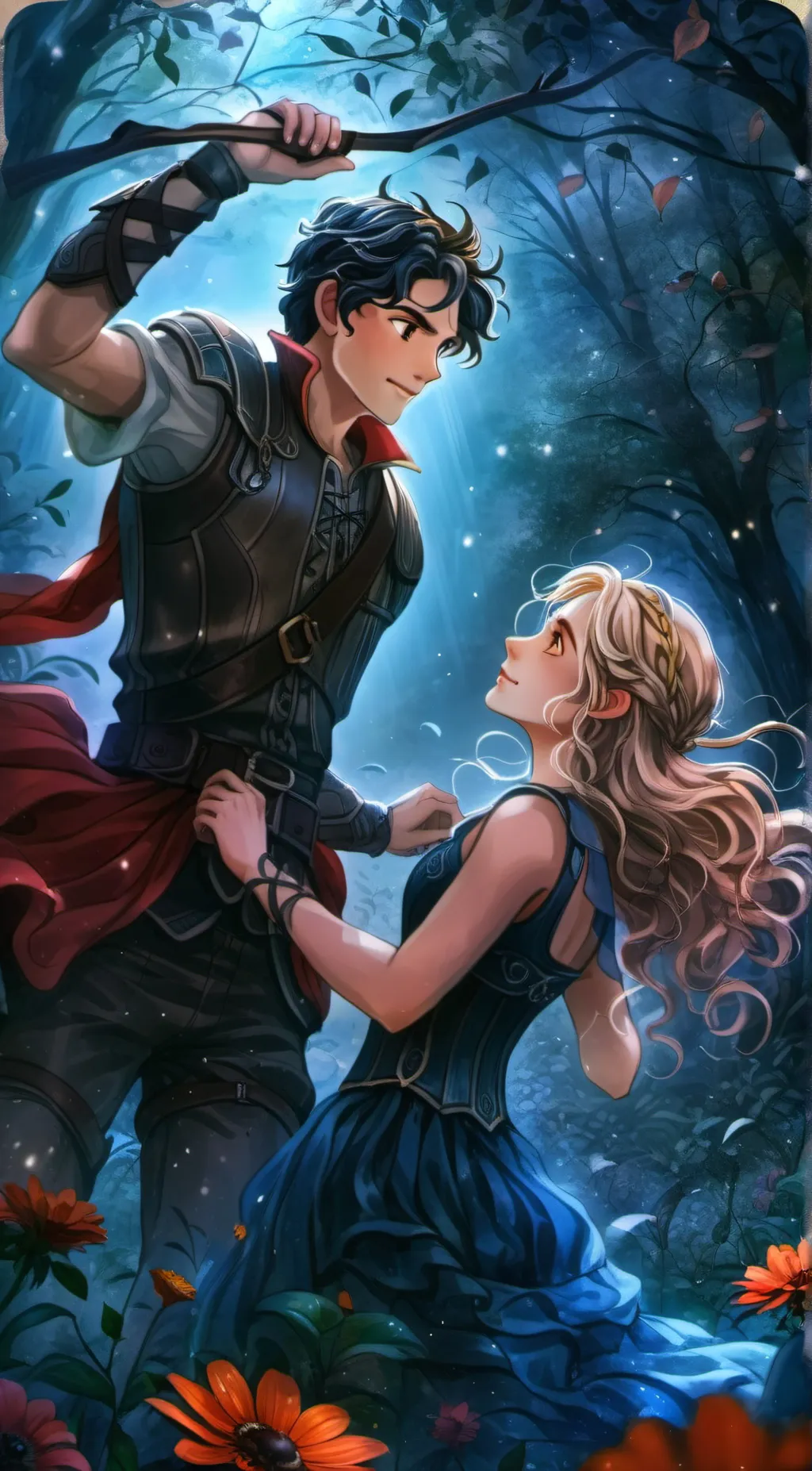 ai character: Camp half blood background