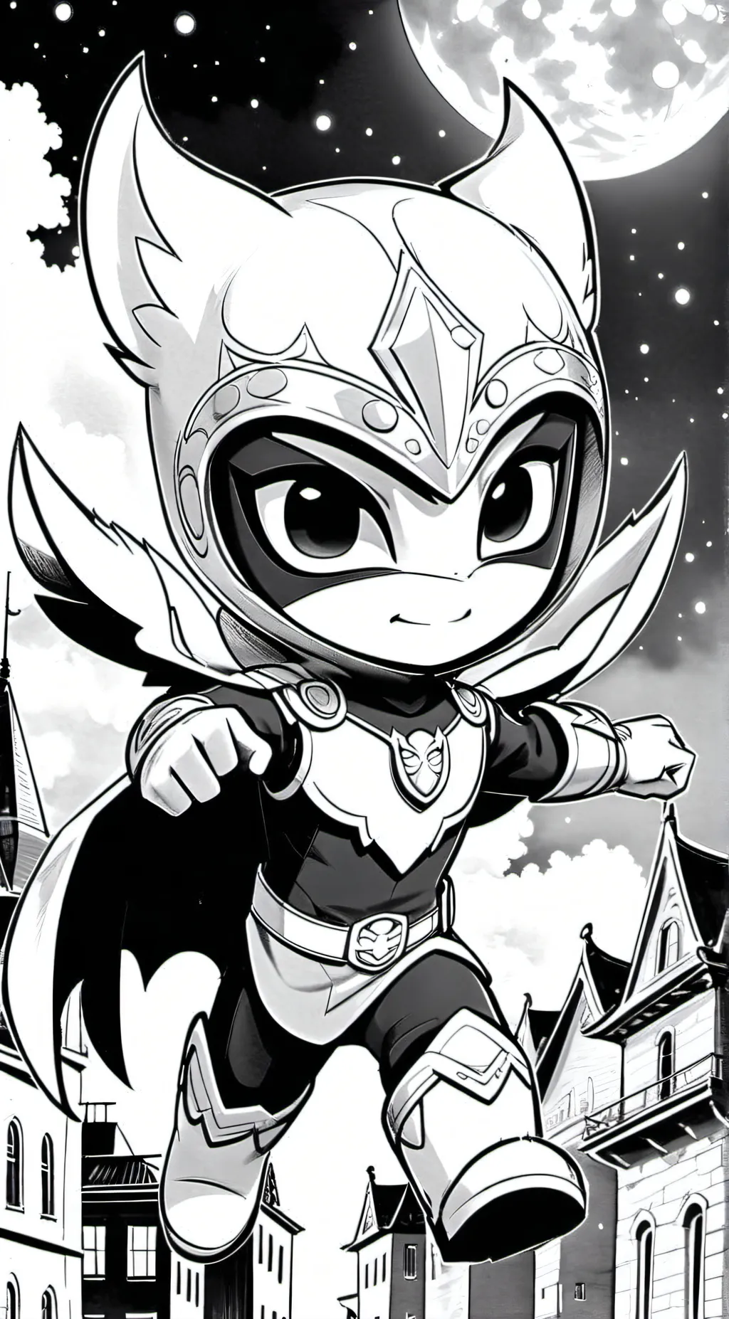 ai character: Owlette  background