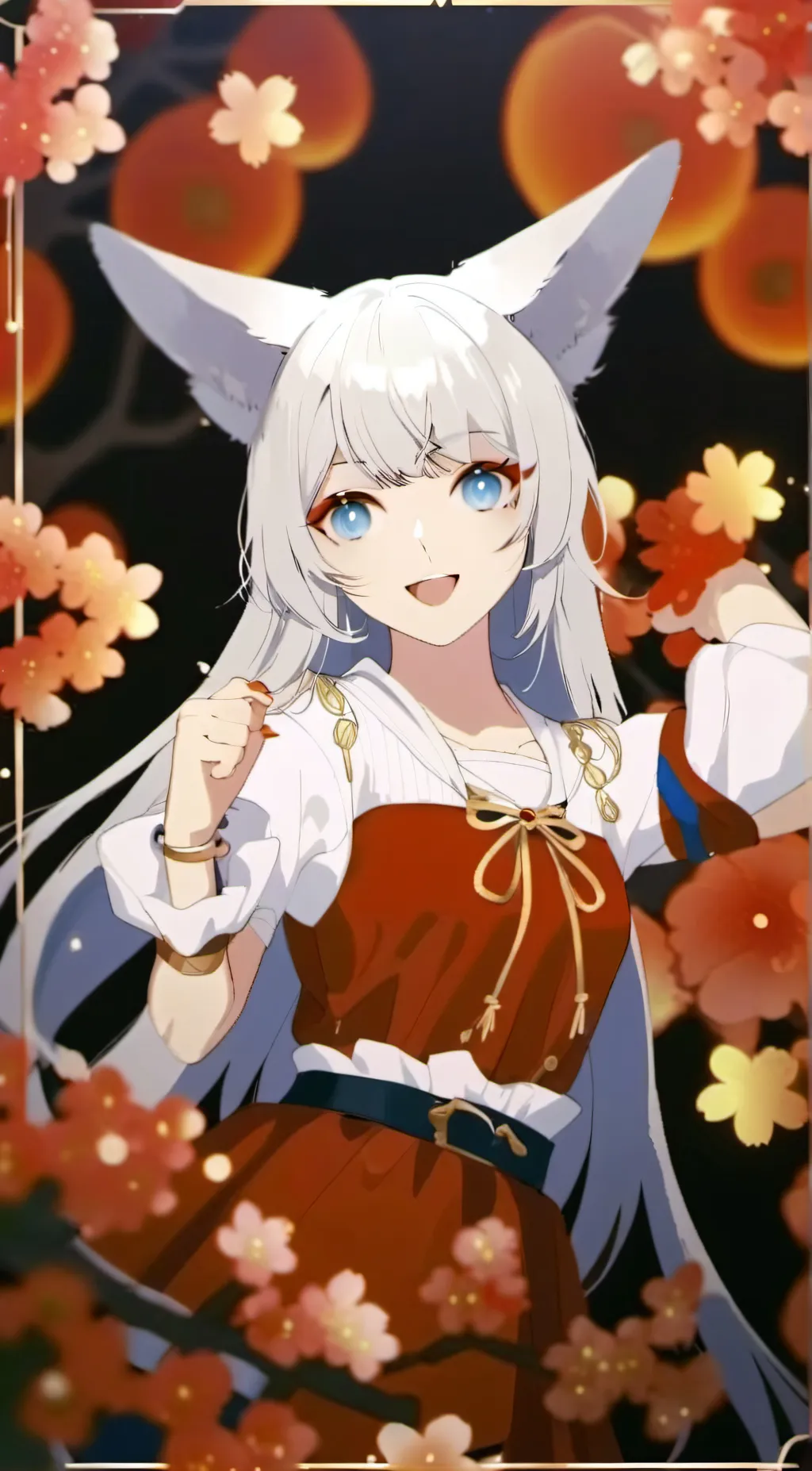 ai character: kira background