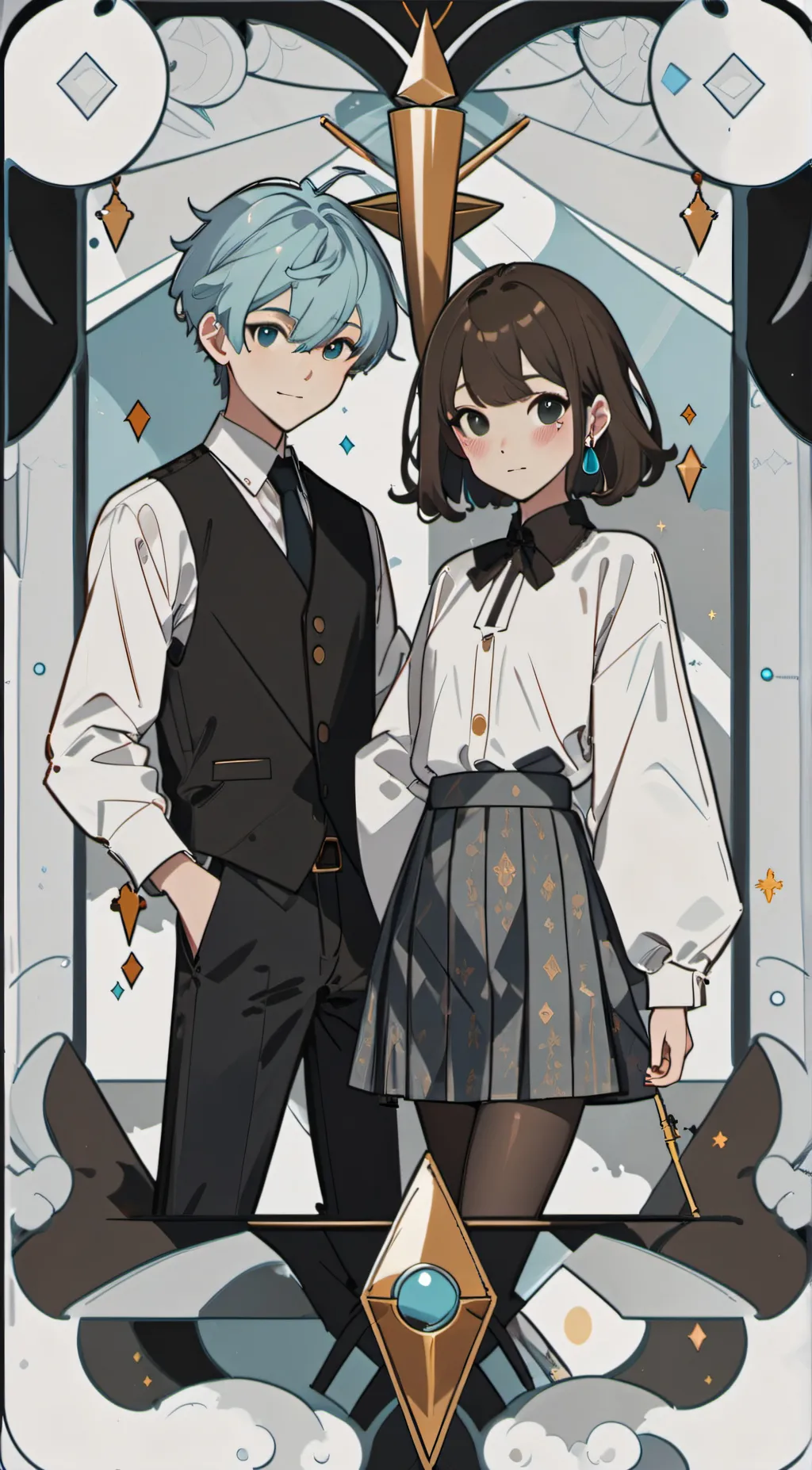 ai character: Zen and Kumori  background