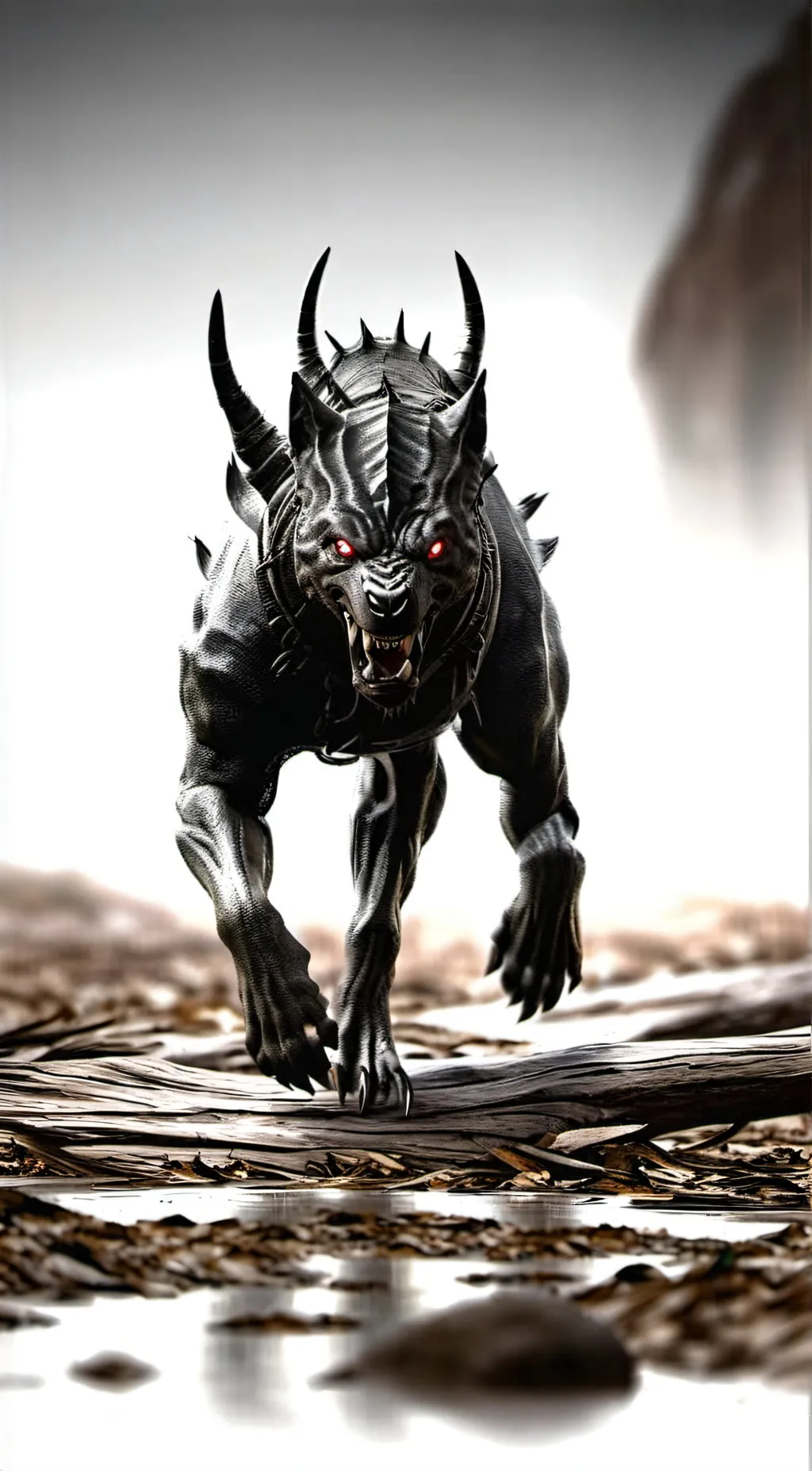 ai character: Laboratory background