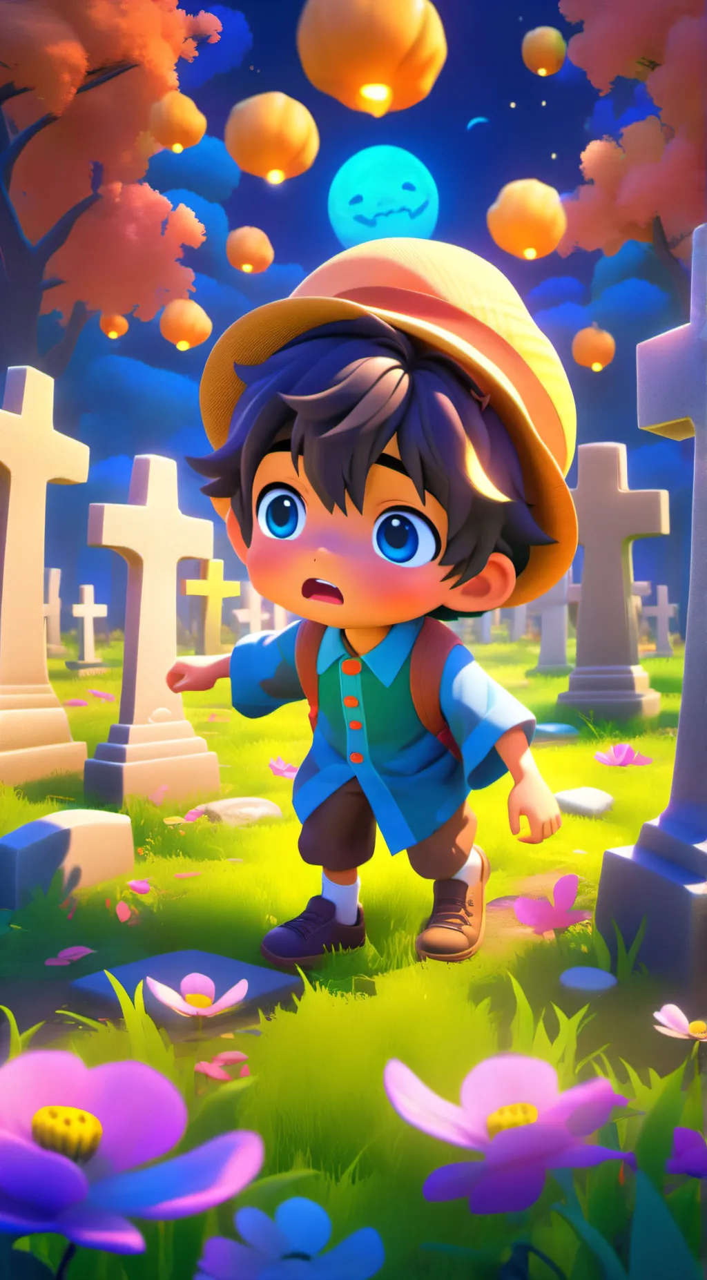 ai character: Little adventurer background