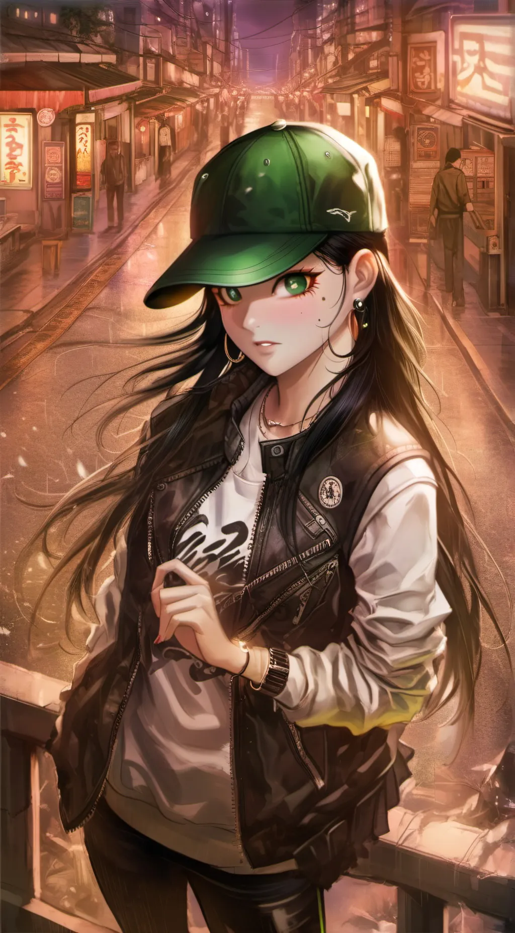 ai character: Kerry Cromwel  background