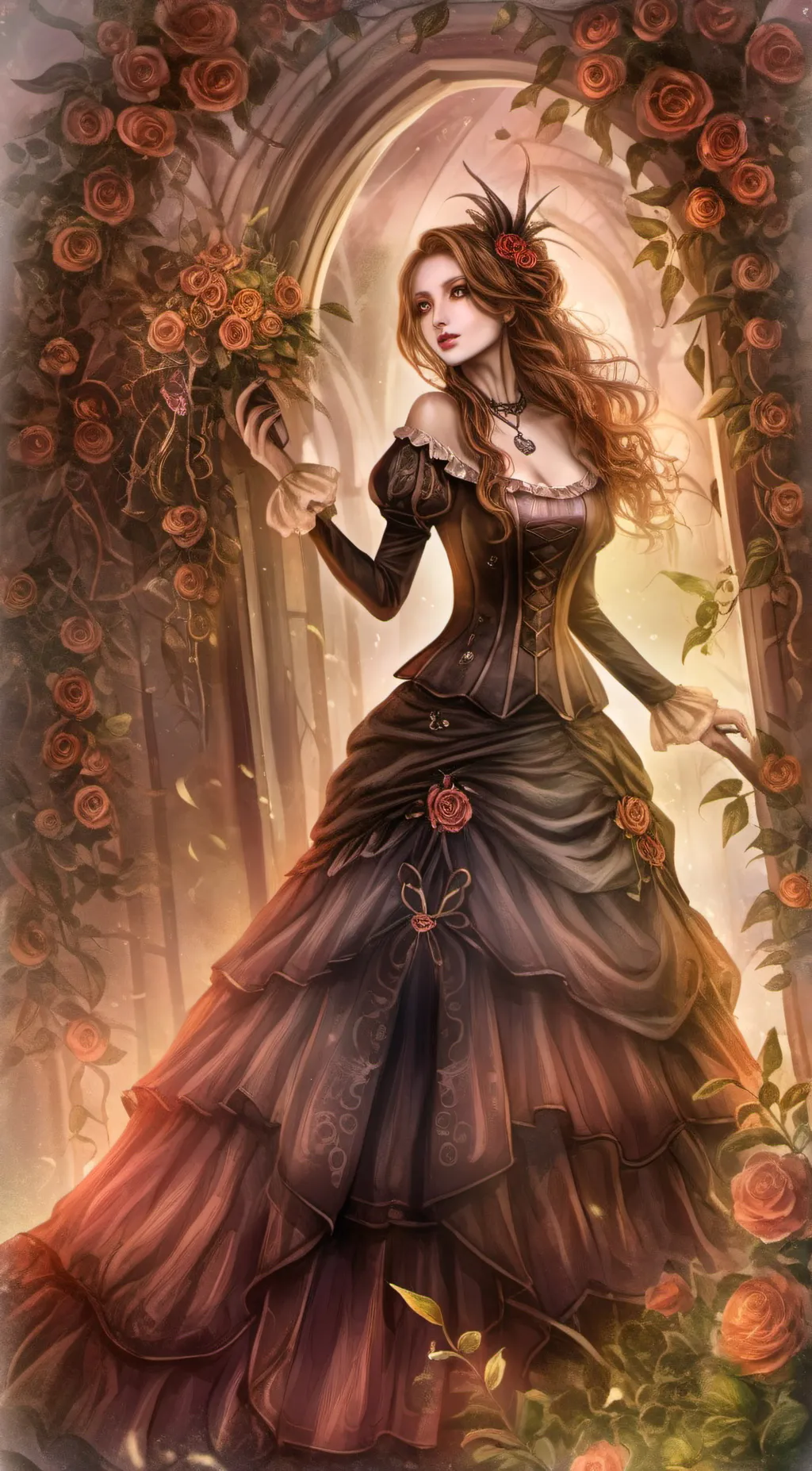 ai character: Vivian  background