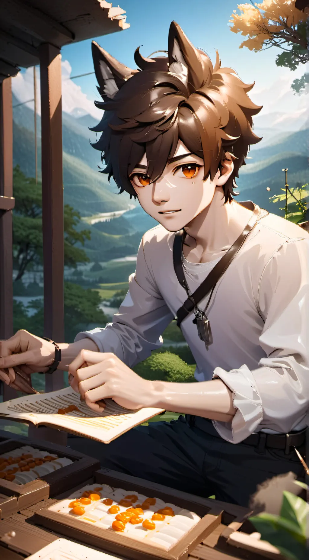 ai character: Nathan background