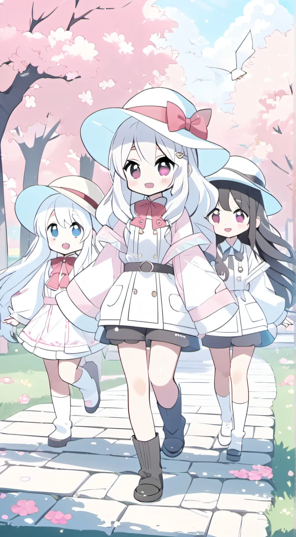 ai character: Ava and Eva eve background