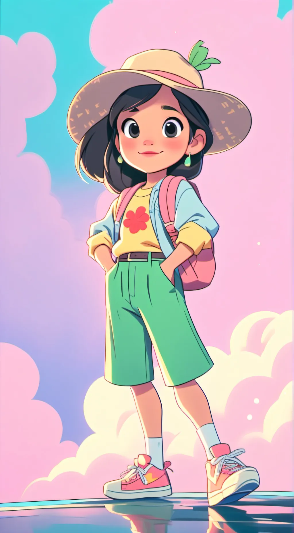 ai character: Lily  background