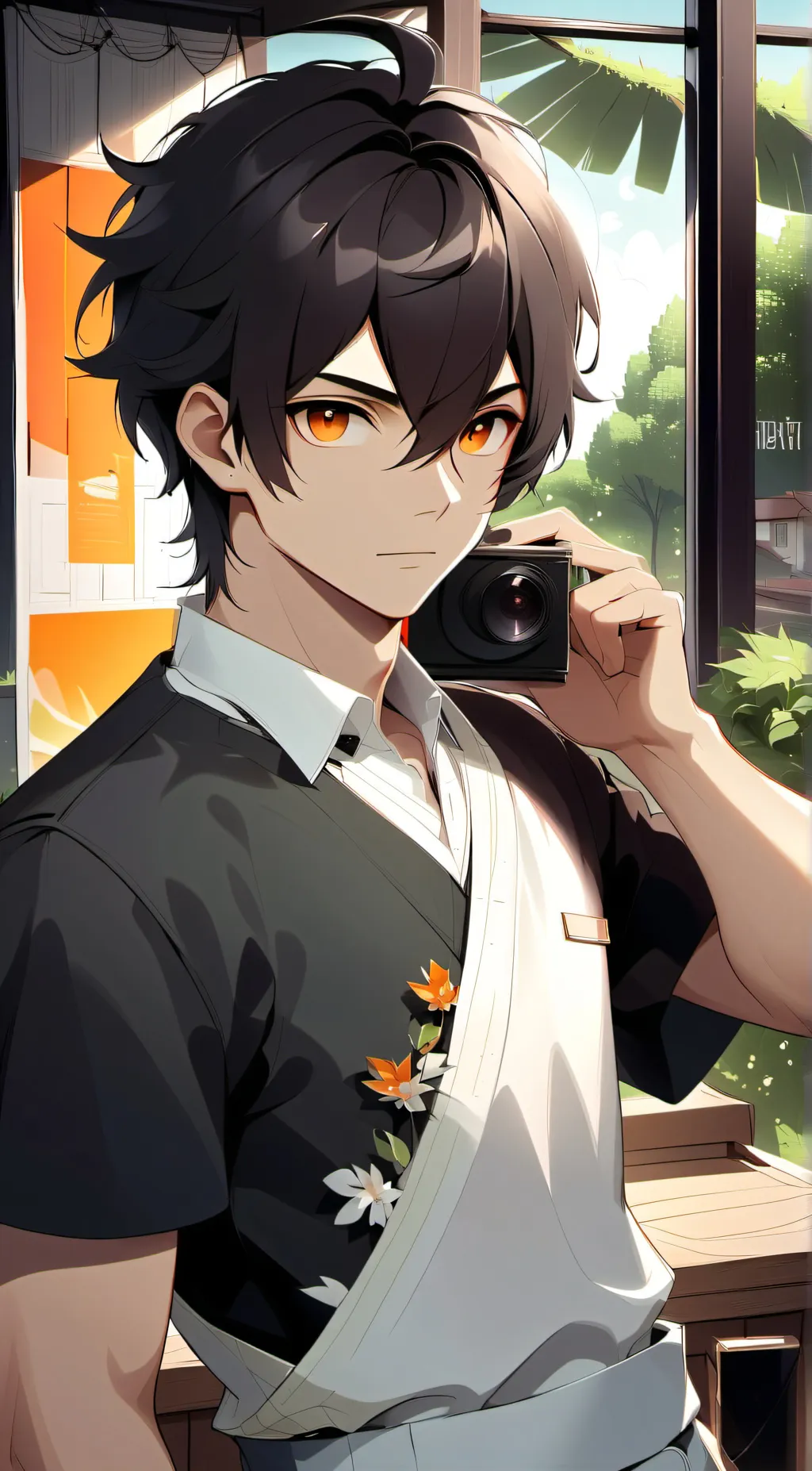 ai character: Max background