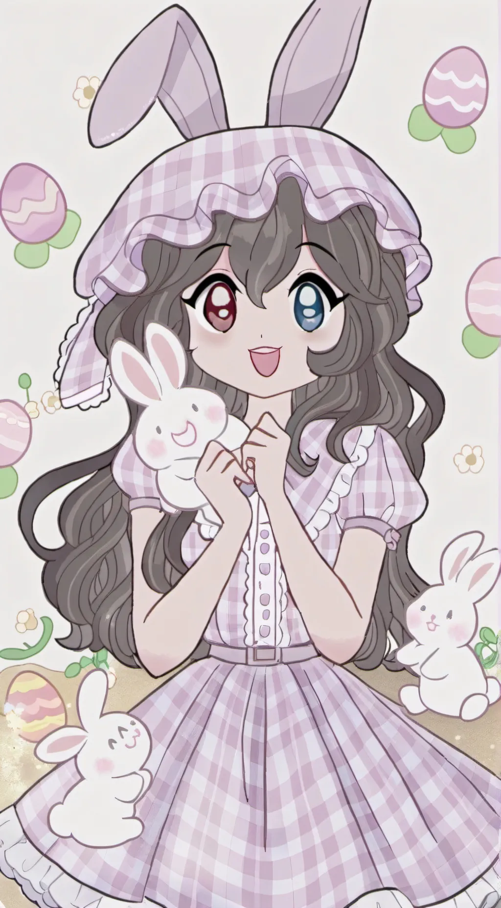 ai character: Easter aph background