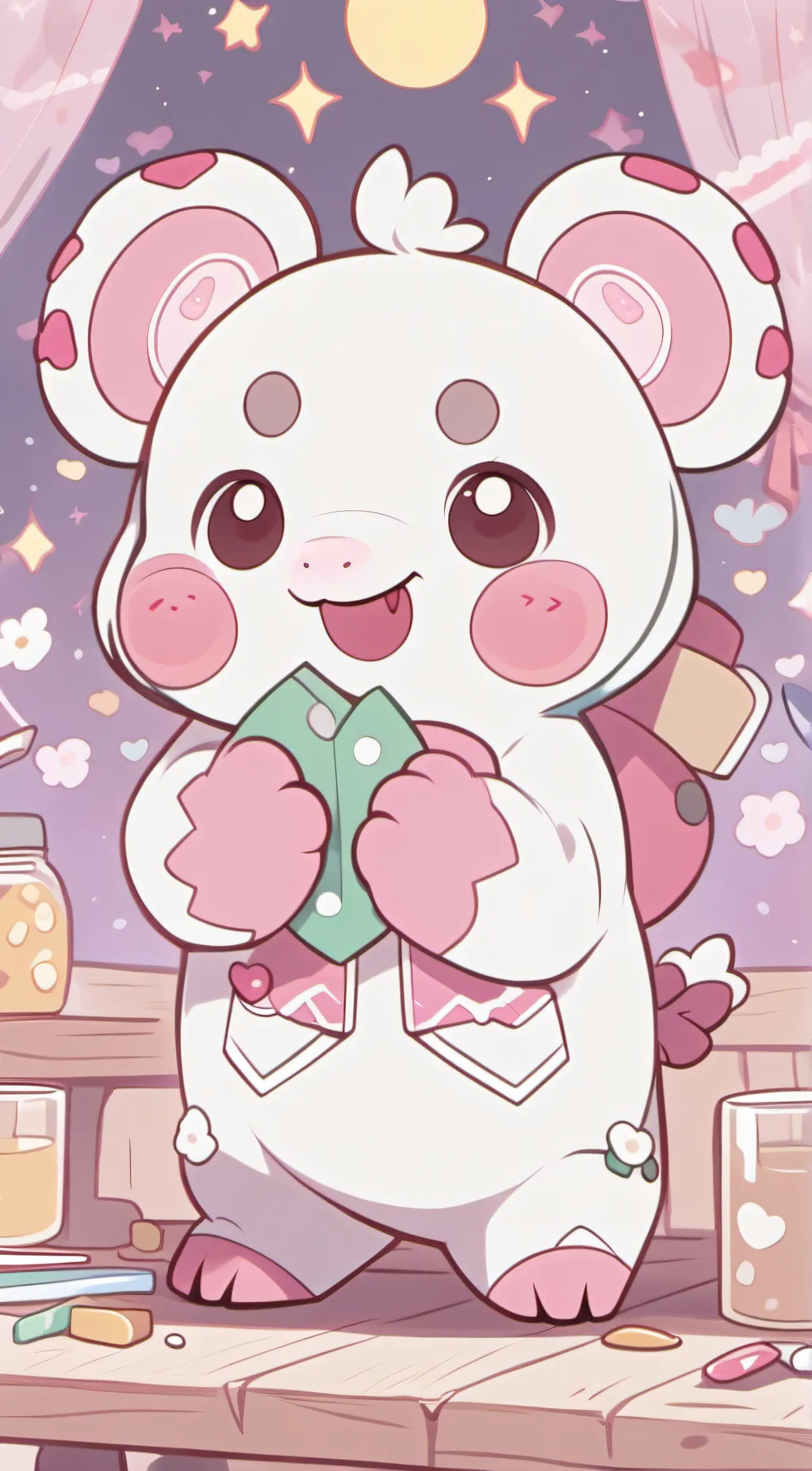 ai character: Muffin <: background