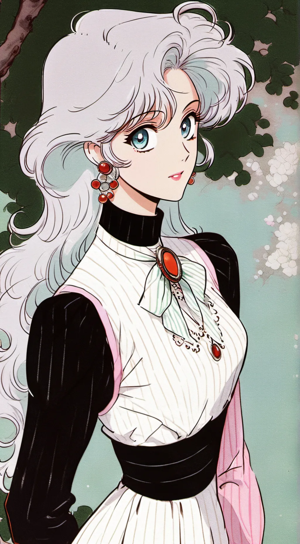 ai character: emila  background