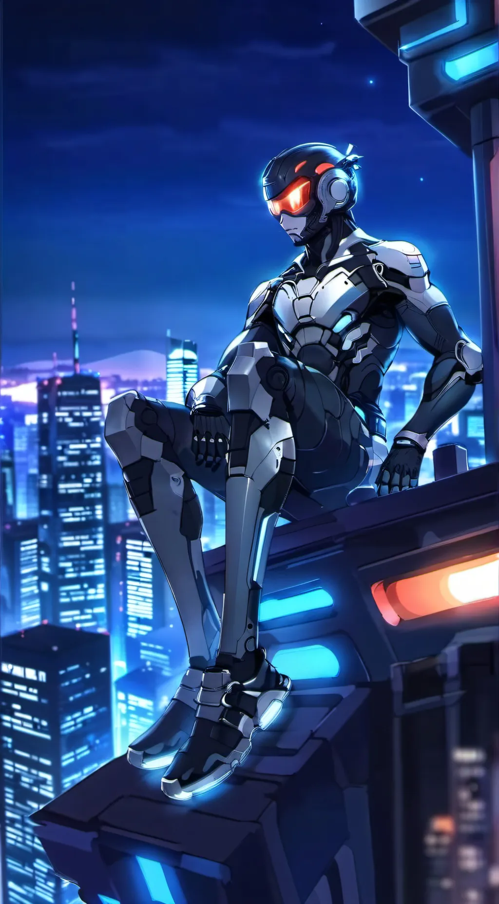 ai character: sadboypunk background