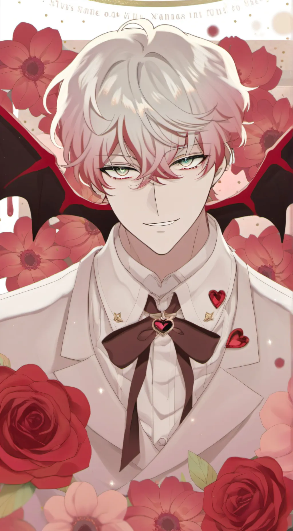 ai character: Valentino  background