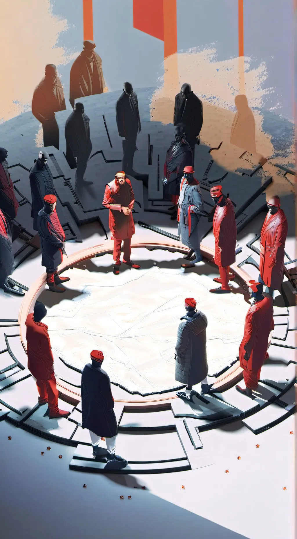 ai character: circle movie 2015 background