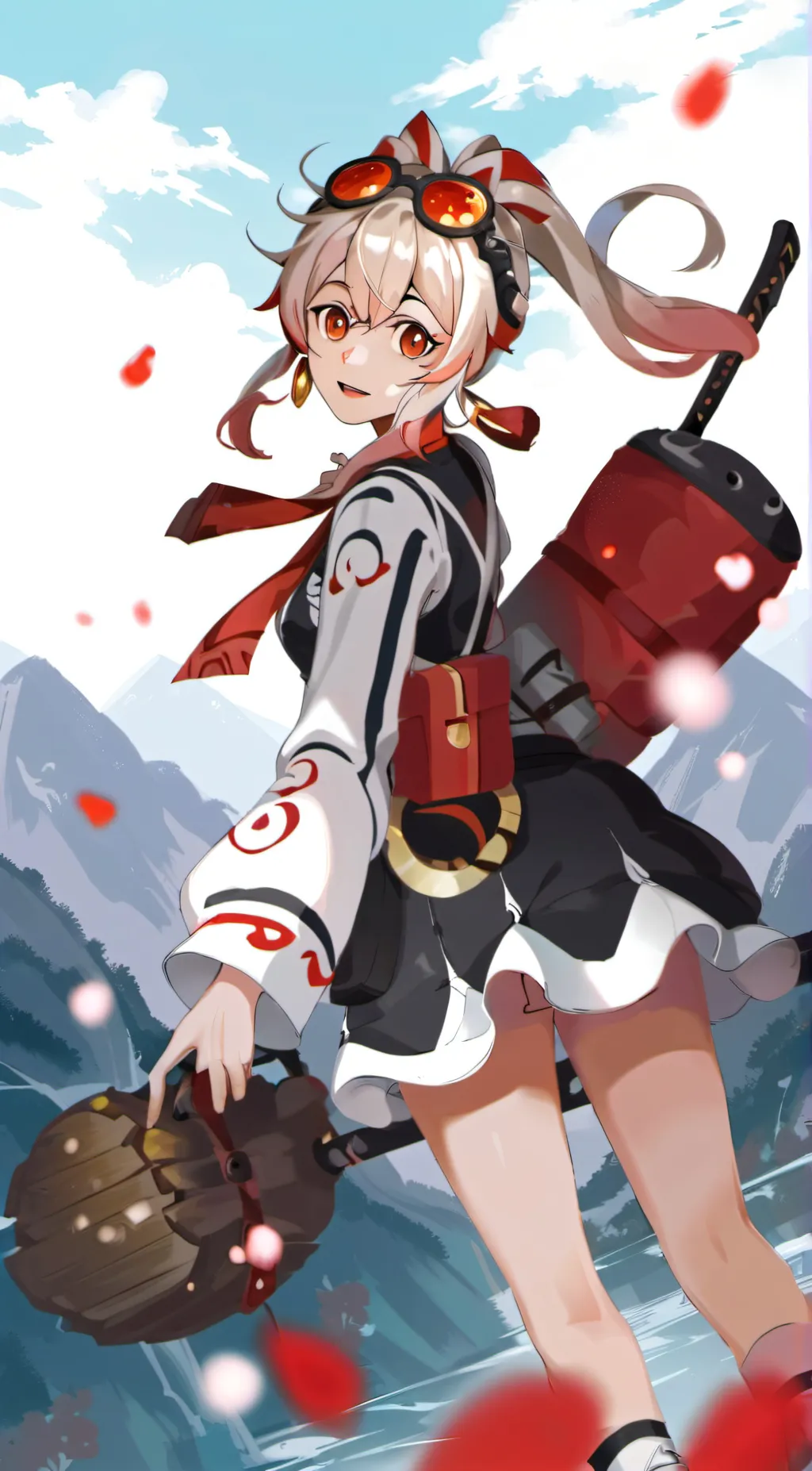 ai character: lunar  background