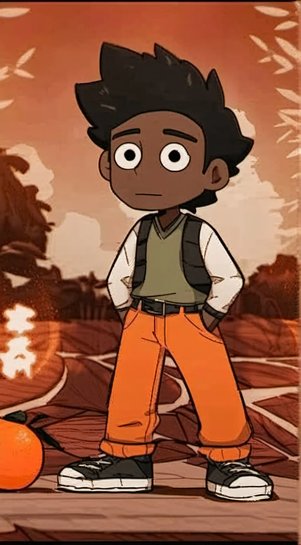 ai character: Darwin Watterson background