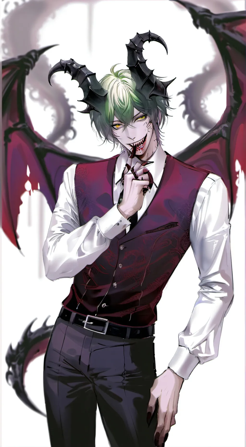 ai character: Asher poison  background