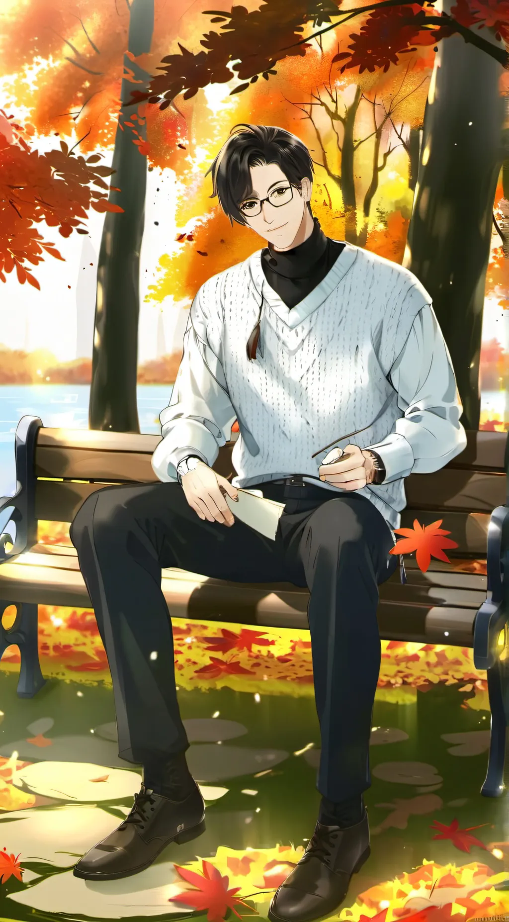 ai character: Leo background