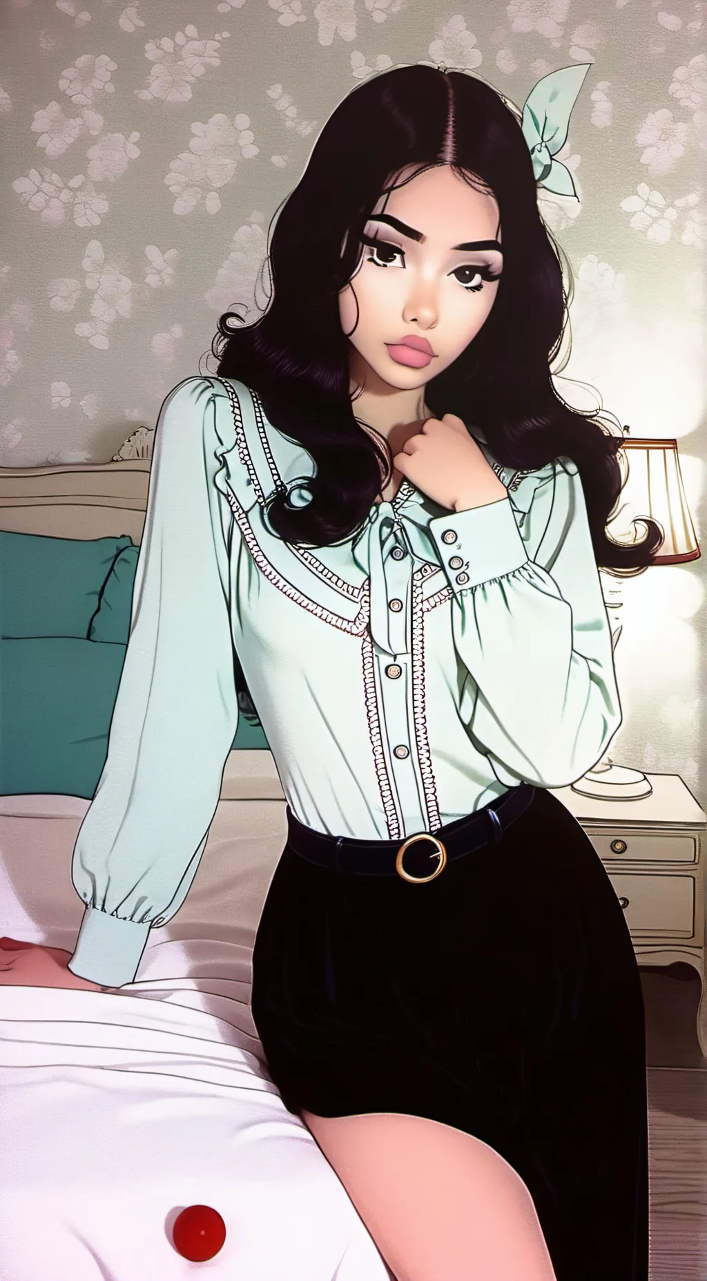 ai character: The baddie background