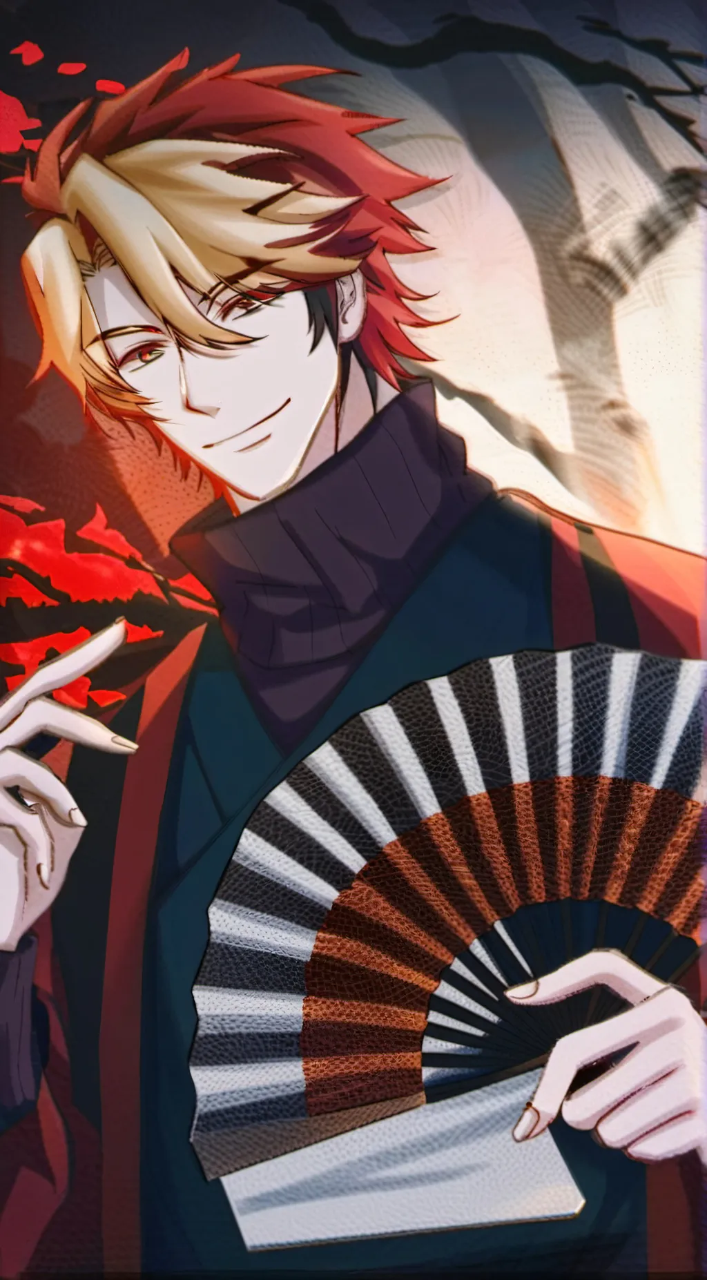 ai character: Douma  background